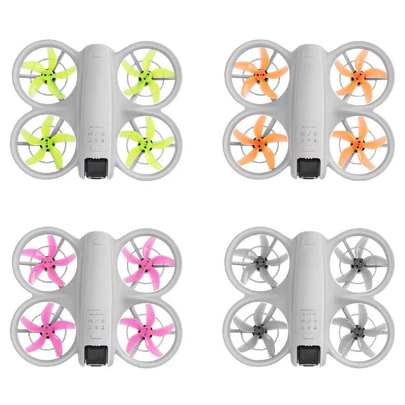 1pair For DJI Neo RCSTQ Drone 5 Blade Paddle Quick Release Replacement Blade(Orange)