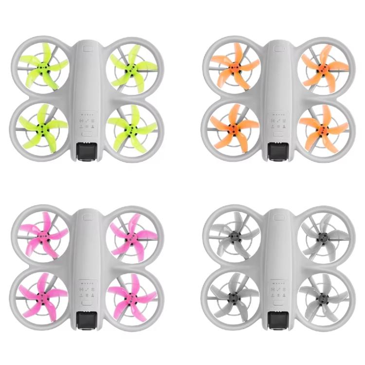 1pair For DJI Neo RCSTQ Drone 5 Blade Paddle Quick Release Replacement Blade(Gray)