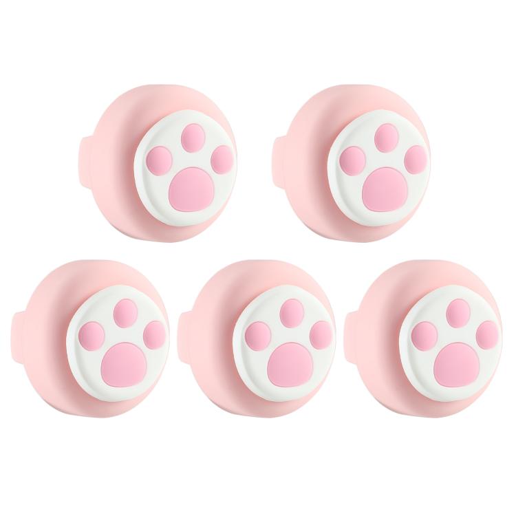 5pcs /Pack For Airtag Children Shoelace Fixed Locator Silicone Protective Cover(Cat Claws)