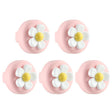 5pcs /Pack For Airtag Children Shoelace Fixed Locator Silicone Protective Cover(Daisy) - Other by PMc TechLife | Online Shopping South Africa | PMc TechLife | Buy Now Pay Later Mobicred