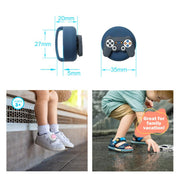 5pcs /Pack For Airtag Children Shoelace Fixed Locator Silicone Protective Cover(Astronauts)