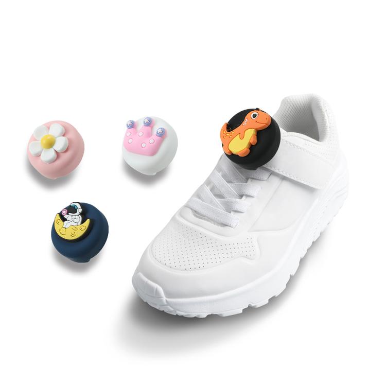 5pcs /Pack For Airtag Children Shoelace Fixed Locator Silicone Protective Cover(Little Dinosaur)