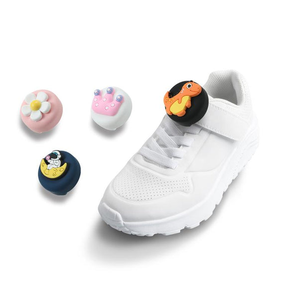 5pcs /Pack For Airtag Children Shoelace Fixed Locator Silicone Protective Cover(Little Dinosaur)