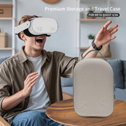 For Meta Quest 3S / 3 VR Headset JYS Storage Bag Handbag(Gray)