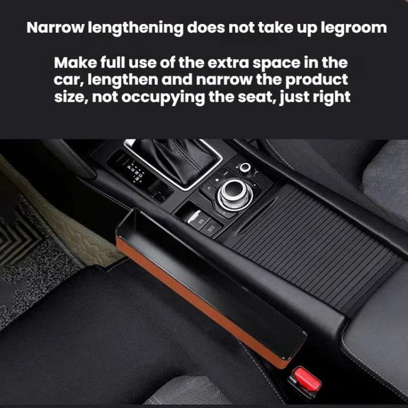 Car Seat Seam Storage Box Universal Car Seam Organizer Auto Accessories(Black)