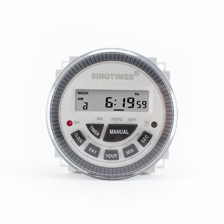 SINOTIMER TM-619sH-2 220VAC 10A Digital 7-Day Timer Switch Second Control Timer