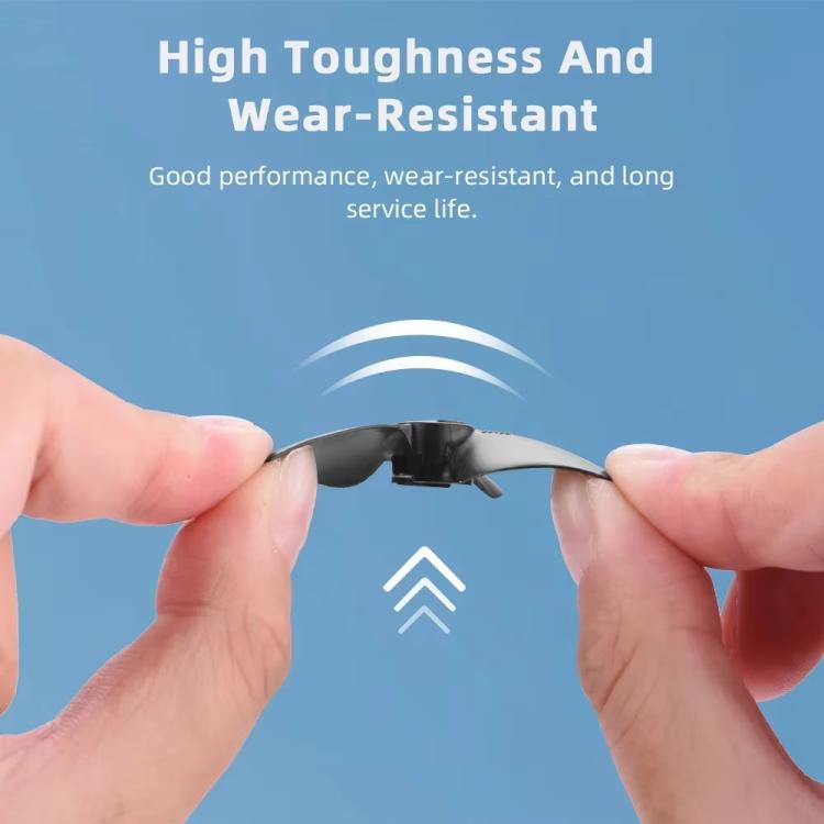 For DJI Neo BRDRC 2pairs Drone Propeller Wing Protection Accessories(Black)
