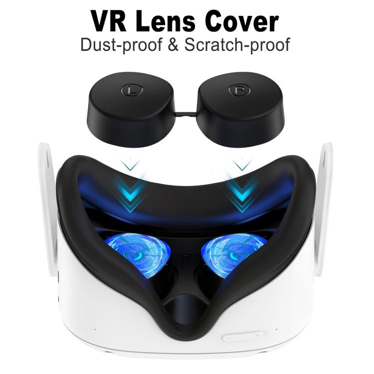 For Meta Quest 3S / Quest 2 VR Lens TPU Protective Cover(Green)
