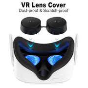 For Meta Quest 3S / Quest 2 VR Lens TPU Protective Cover(Black)