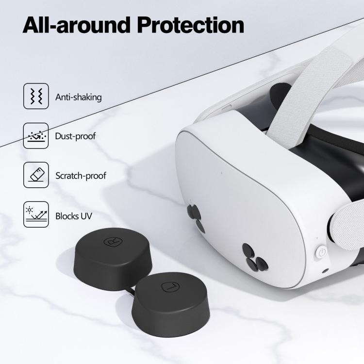 For Meta Quest 3S / Quest 2 VR Lens TPU Protective Cover(White)