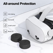 For Meta Quest 3S / Quest 2 VR Lens TPU Protective Cover(White)
