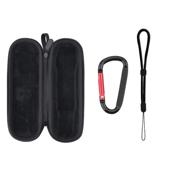 For DJI OSMO Pocket 3 BRDRC Storage Bag Standalone Handy Case Protective Pouch(PU Black)