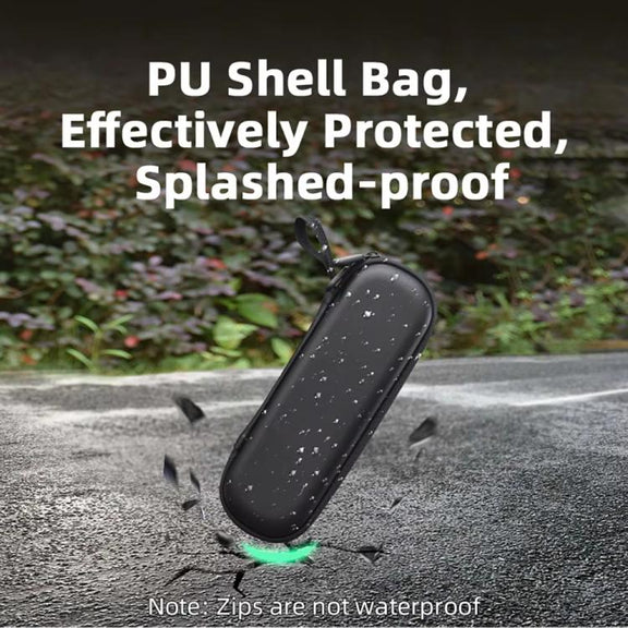 For DJI OSMO Pocket 3 BRDRC Storage Bag Standalone Handy Case Protective Pouch(PU Black)