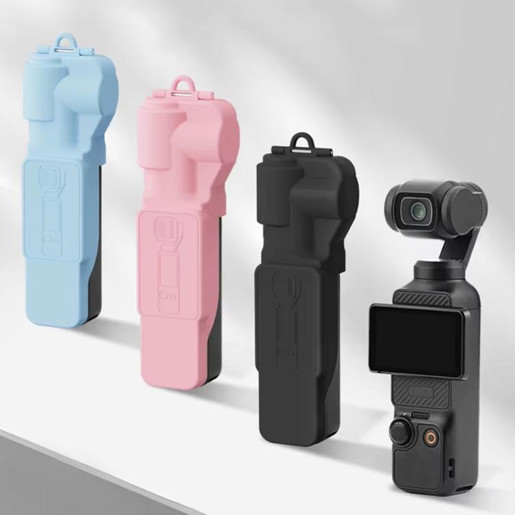For DJI OSMO Pocket 3 BRDRC Lens Cap Camera Case Screen Protector Accessories(Blue)