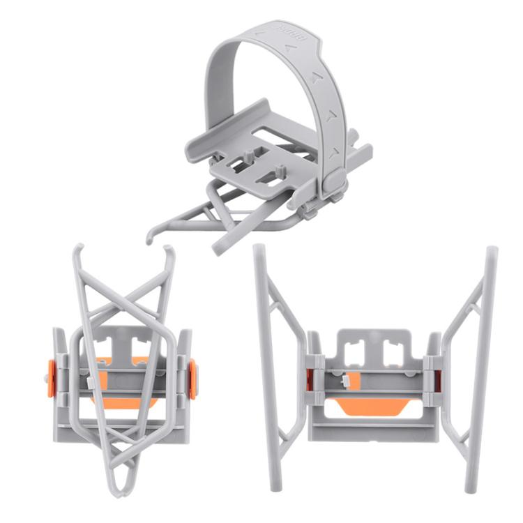 For DJI Mini 4 Pro BRDRC Booster Landing Gear Folding Strap Kickstand(Gray)