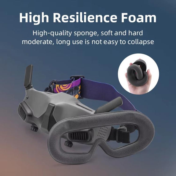 For DJI Avata Goggles 2 BRDRC Flying Glasses Protector Eyecups(Dark Gray)
