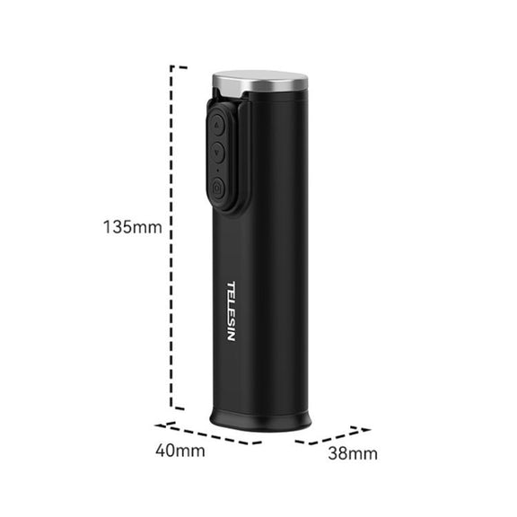 TELESIN P1-HSS-01 Clip Version 3 In 1 Cell Phone Holder Portable Desktop Fixed Bluetooth Remote Control Shooting Support Bracket