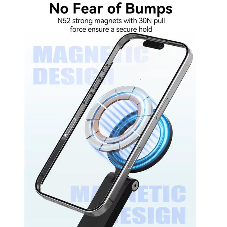TELESIN P1-HSS-02 Magnet Version Remote Control Travel Photo Cell Phone Holder Desktop Fixed Lazy Magnetic Holder