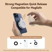 TELESIN S5-BGD-01 Mini Phone Magnetic Beauty Replacement Light Tri-color Temperature Portable Selfie Mirror Rotating Stretching Pocket Lamp