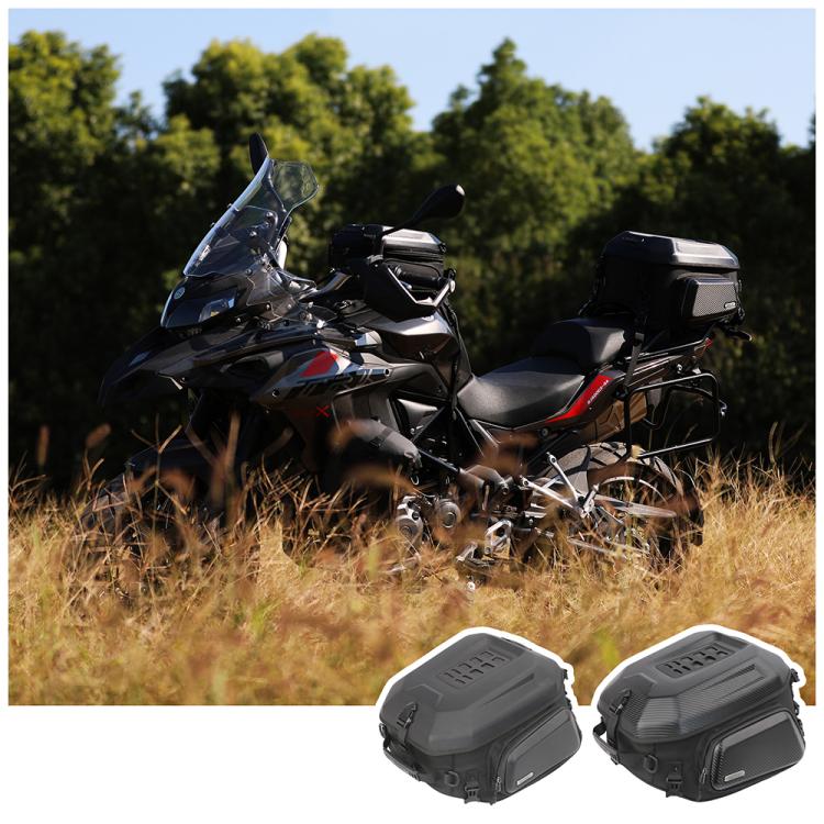 Rhinowalk MT2335 23L-35L Expandable Large-capacity EVA Hard Shell Motorcycle Tail Bag(Matt)