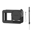 For DJI Osmo Action 3 / 4 / 5 Pro Flymile Silicone Cover Sport Camera Lens Drop Cases(Black) - free shipping - PMC TechLife - Order now!