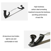 Body Sheet Metal Data Restoration Grinding File, Specifications: Tool Holder + Blade Cross Teeth