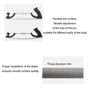 Body Sheet Metal Data Restoration Grinding File, Specifications: Tool Holder + Blade Middle Teeth