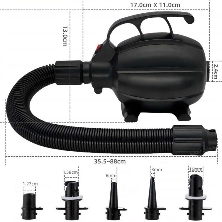 GLD-318 High Power 600W Electrical Inflatable Pump Tent Yoga Mat Inflator EU Plug
