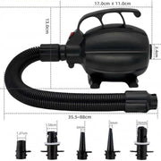 GLD-318 High Power 600W Electrical Inflatable Pump Tent Yoga Mat Inflator EU Plug