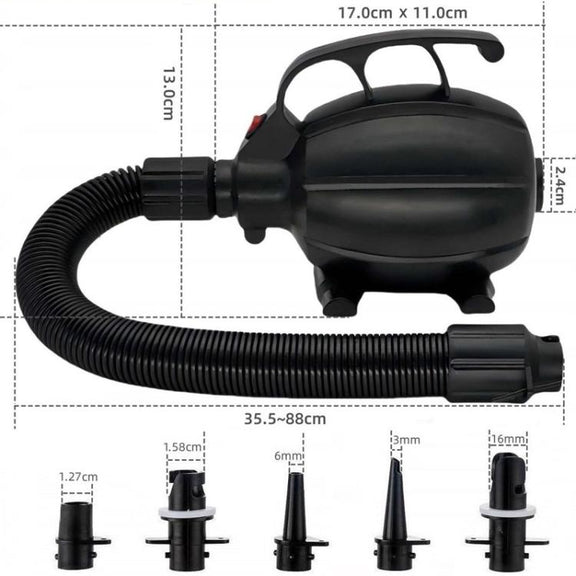 GLD-318 High Power 600W Electrical Inflatable Pump Tent Yoga Mat Inflator EU Plug