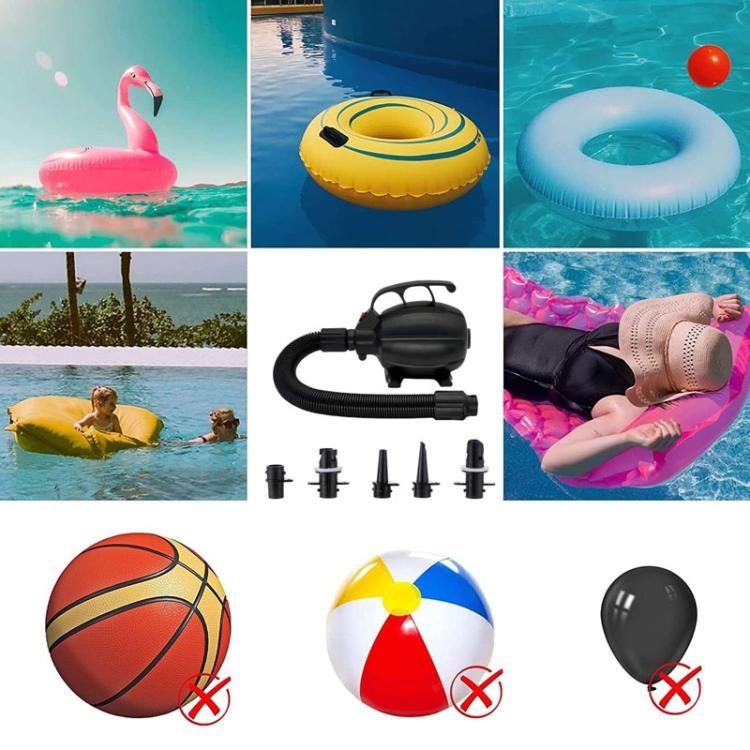 GLD-318 High Power 600W Electrical Inflatable Pump Tent Yoga Mat Inflator US Plug
