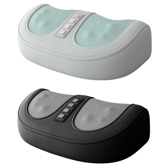 Z5 Dual-frequency Red Light Constant Temperature Hot Compress Foot Massager, Spec: US Plug(Light Green)