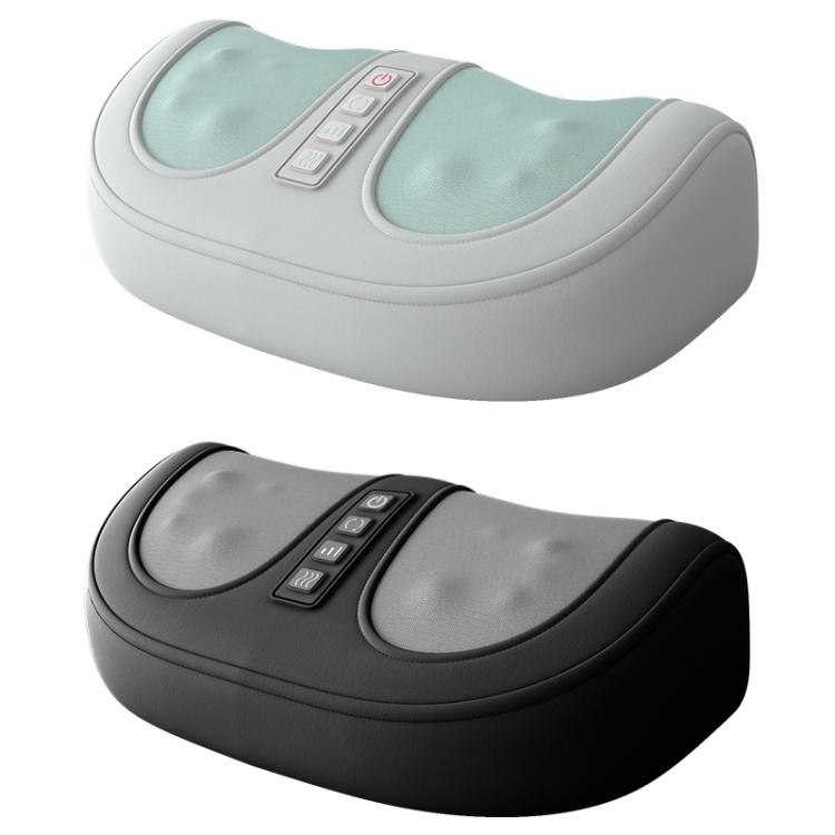 Z5 Dual-frequency Red Light Constant Temperature Hot Compress Foot Massager, Spec: UK Plug(Black)