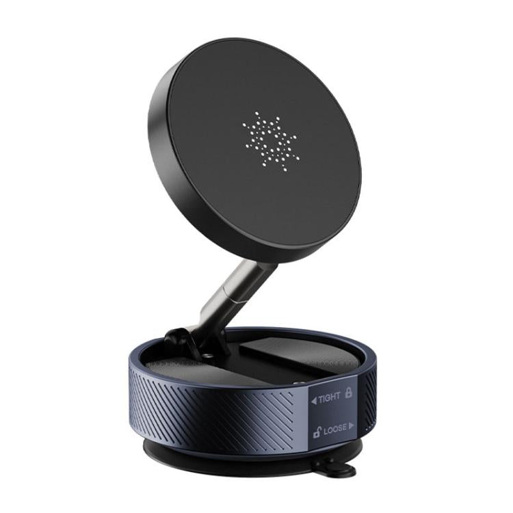 T20 Magnetic Car Phone Holder Car Center Console Navigation Portable Folding Stand(Black)