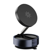T20 Magnetic Car Phone Holder Car Center Console Navigation Portable Folding Stand(Black)