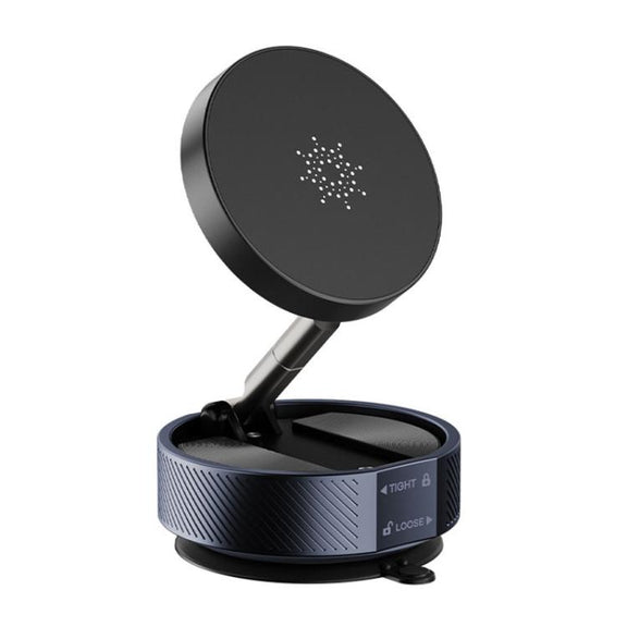 T20 Magnetic Car Phone Holder Car Center Console Navigation Portable Folding Stand(Black)