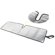51.9 x 16.1inch For Jeep 2007-2017 Wrangler JK Car Front Windshield Sunshade(Black+Silver)