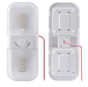 12-24V RV Light 120 LEDs 3-Color Temperature Rotary Button Dimming Roof Light FC01