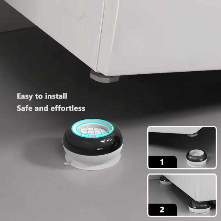 4pcs /Set Washing Machine Foot Pads Heightened Base for Refrigerators Furniture(White)