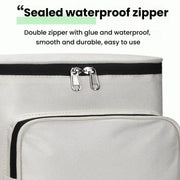 Electrical Motorcycle Water-resistant Rear Backrest Hanging Bag Large Capacity Helmet Storage Bag(Black)