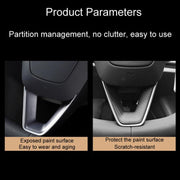 For Tesla Model 3 Car Modification Interior Carbon Fiber Steering Wheel Patch, Style: Matte