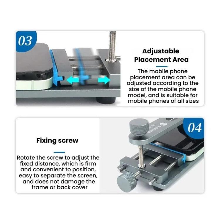 SUNSHINE SS-601G LCD Screen Separator Free Heating Mobile Phone Screen Quick Removal Clamping Fixture Repair Tool