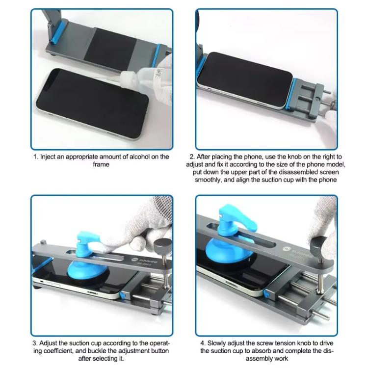 SUNSHINE SS-601G LCD Screen Separator Free Heating Mobile Phone Screen Quick Removal Clamping Fixture Repair Tool