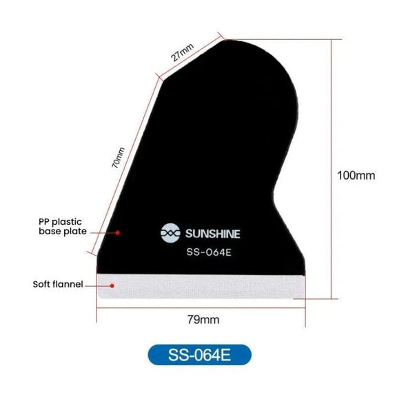 SUNSHINE SS-064E Mobile Phone Tablet PCs Protective Film Scraper Hydrogel Film Screen Scraper Card