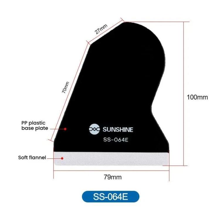 SUNSHINE SS-064E Mobile Phone Tablet PCs Protective Film Scraper Hydrogel Film Screen Scraper Card