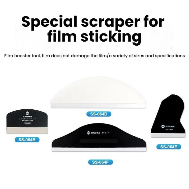 SUNSHINE SS-064F Mobile Phone Tablet PCs Protective Film Scraper Hydrogel Film Screen Scraper Card