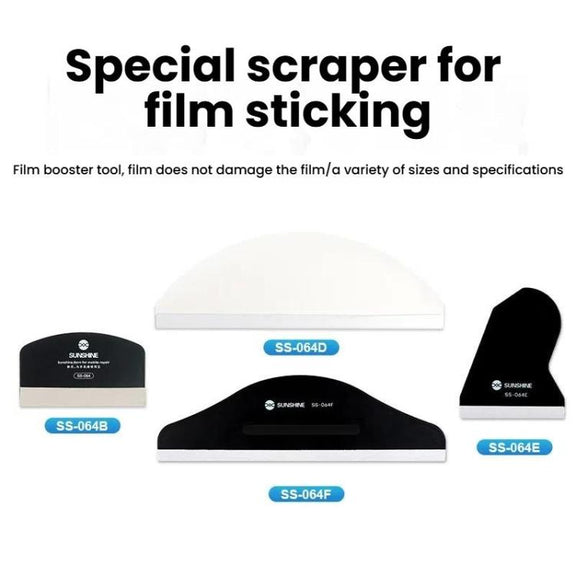 SUNSHINE SS-064E Mobile Phone Tablet PCs Protective Film Scraper Hydrogel Film Screen Scraper Card