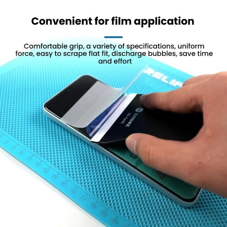 SUNSHINE SS-064F Mobile Phone Tablet PCs Protective Film Scraper Hydrogel Film Screen Scraper Card
