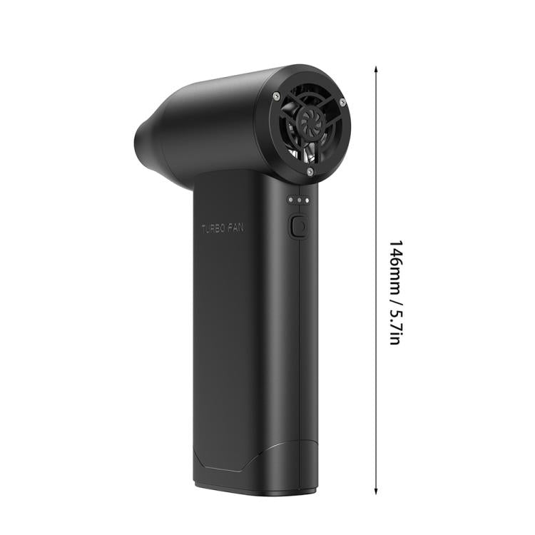 X5 130000 RPM High Speed Motor Dust Blowing Handheld Fan Mini Outdoor Camping Fire Blower(Black)