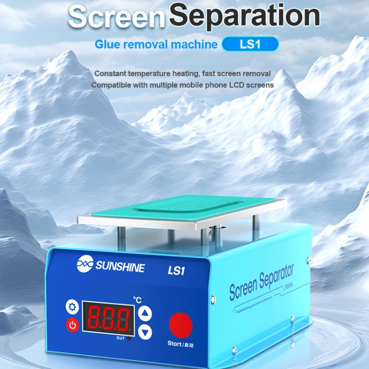 SUNSHINE LS1 Mobile Phone LCD Screen Repair Heated Separator Curved Straight Screen Frame Removal Machine
